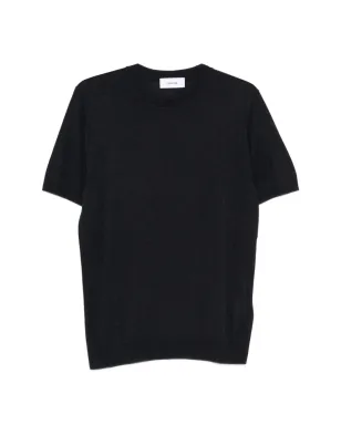 Lardini ニット半袖Tシャツ - ブルー - サムネイル1
