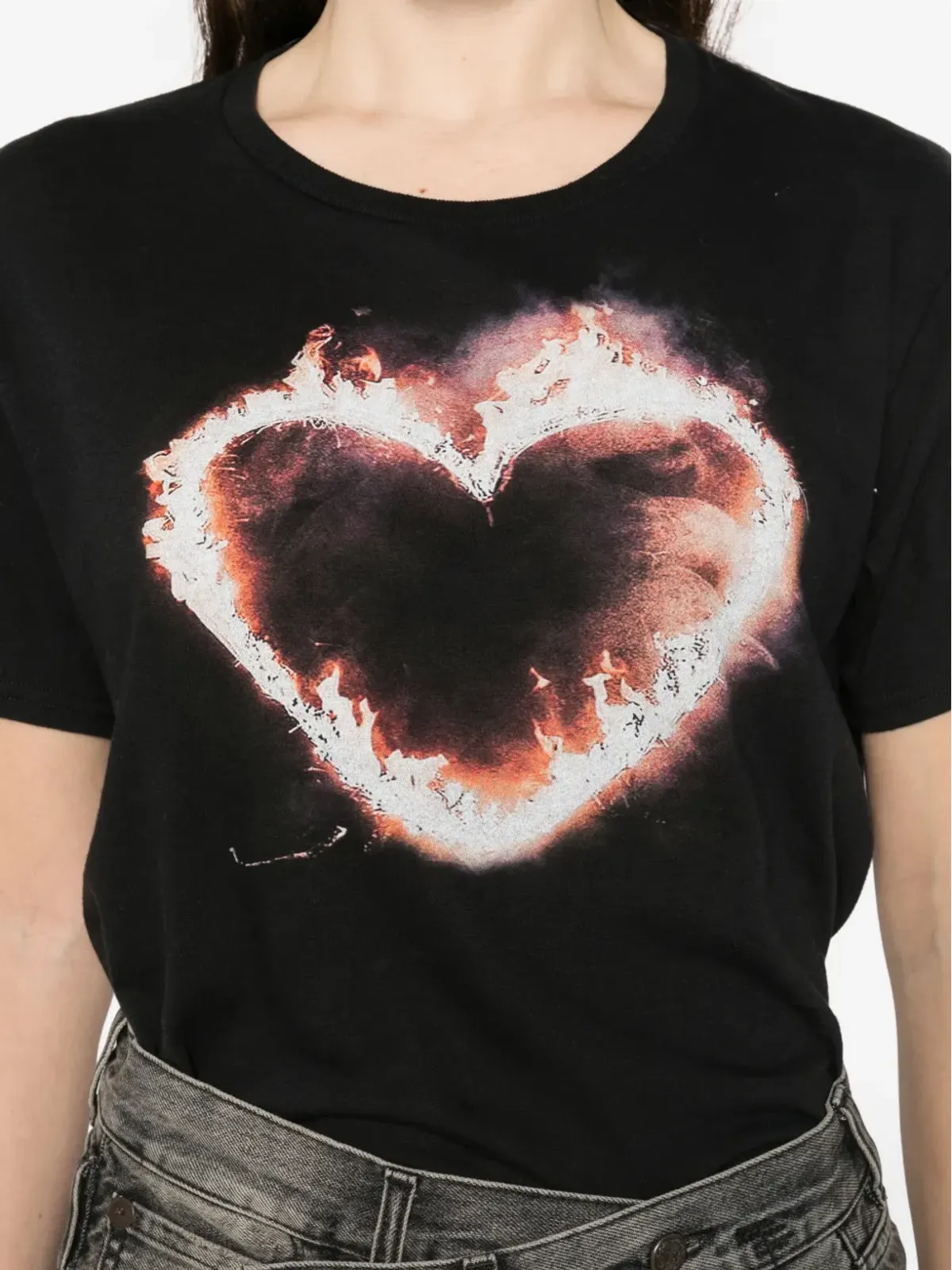 R13 フラミングハート Tシャツ - 画像5