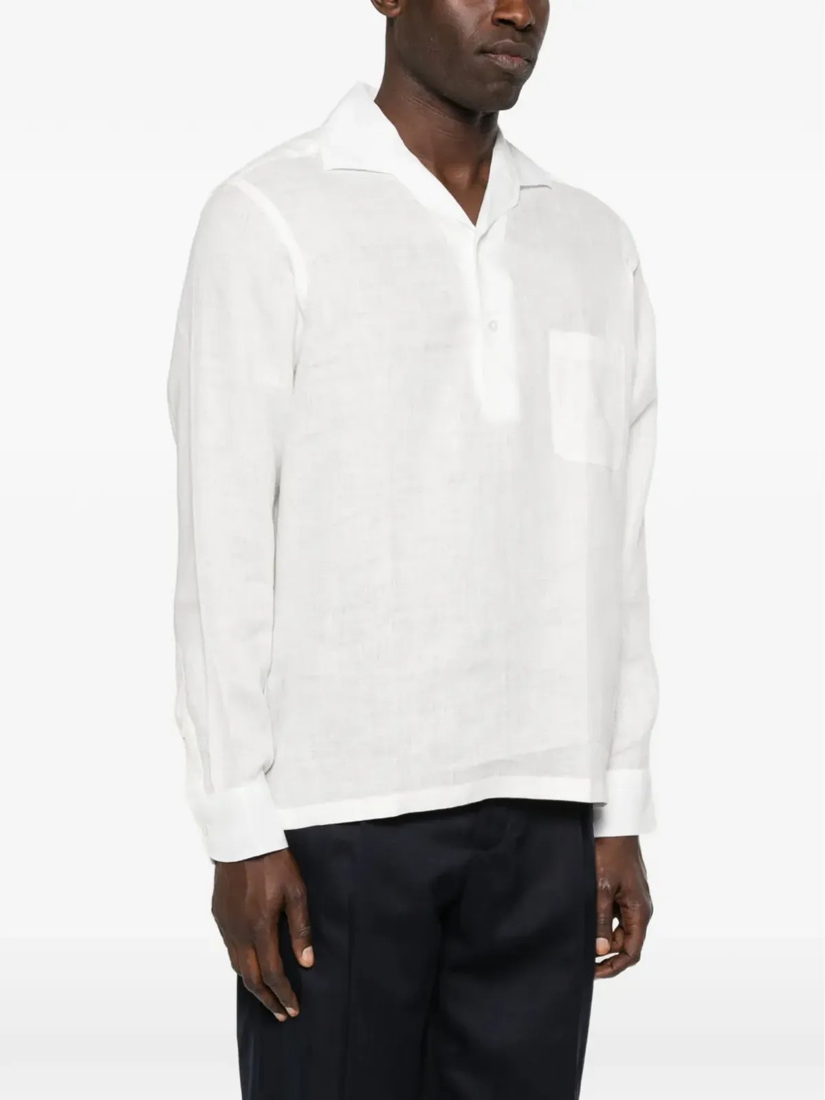 Lardini 長袖シャツ ホワイト - 画像3