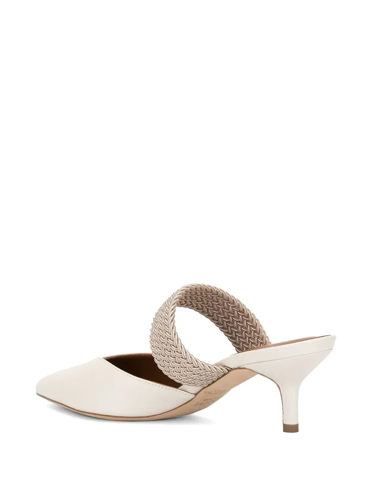 Malone Souliers Maisie 85 織りストラップ レザー ミュール - 画像4
