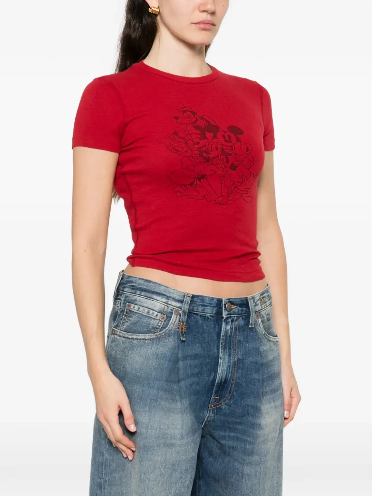 RE/DONE Disney グラフィックプリントTシャツ - 画像3