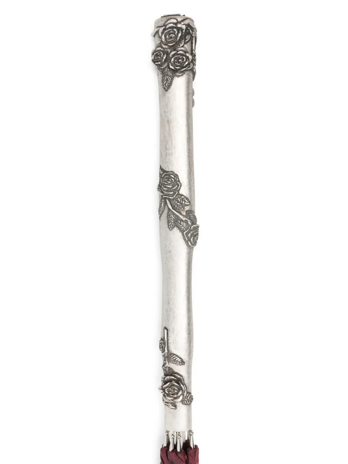 Enfants Riches Déprimés rose-embellished umbrella - Silver - 画像3