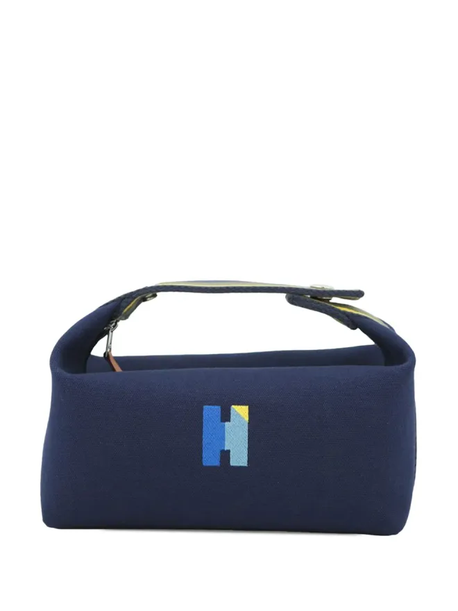Hermès Pre-Owned Hermès Pre-Owned 小型 Toile Bride A Brac H Pavillon Case バニティバッグの商品画像