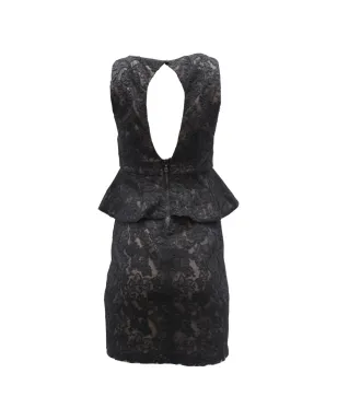alice + olivia ジョセフィン レース ペプラム ミニドレス - サムネイル2