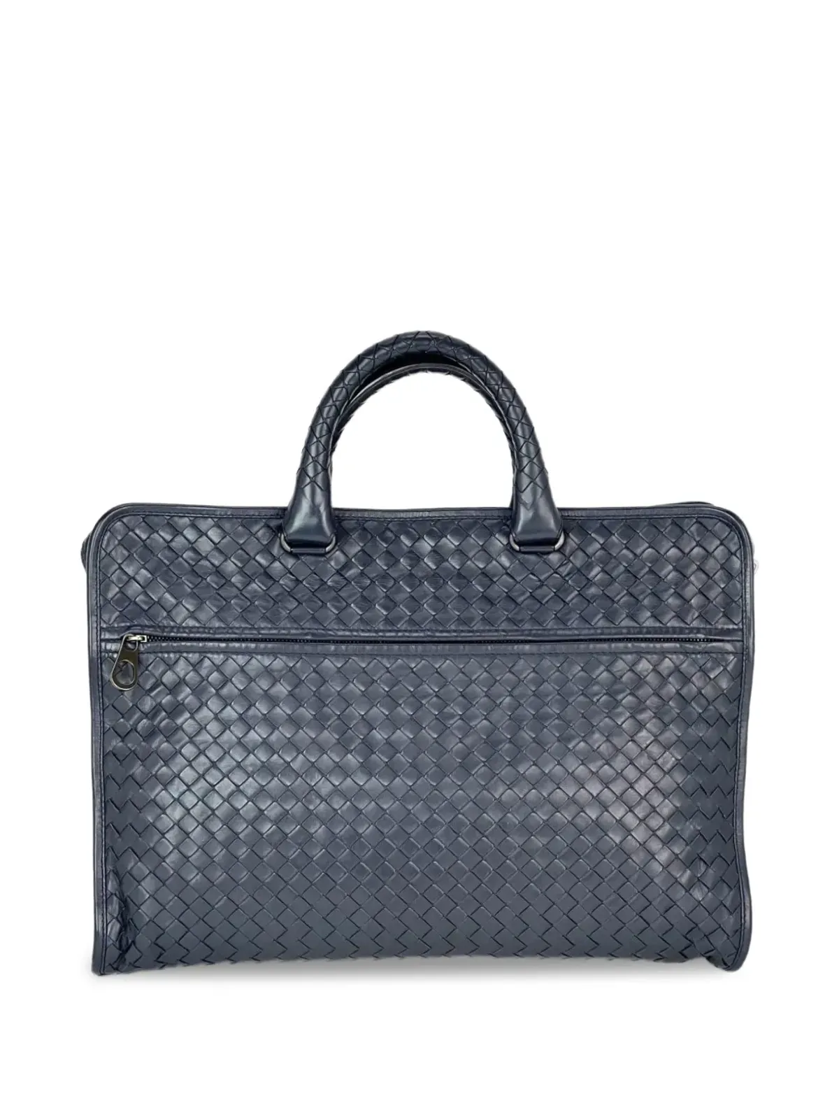Bottega Veneta イントレッチアート トップジップ ブリーフケース - ブルー - 画像2
