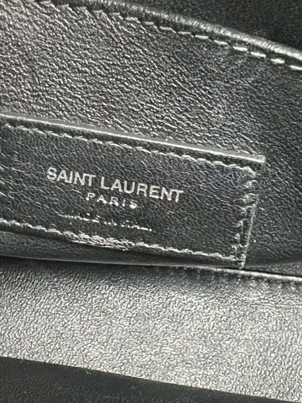 Saint Laurent Pre-Owned Sac De Jour エンベリッシュド パッチ トートバッグ - 画像5