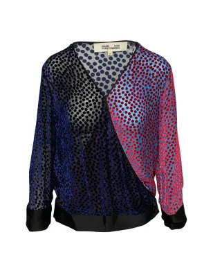 Diane Von Furstenberg Vintage セミシアーブラウス - サムネイル1