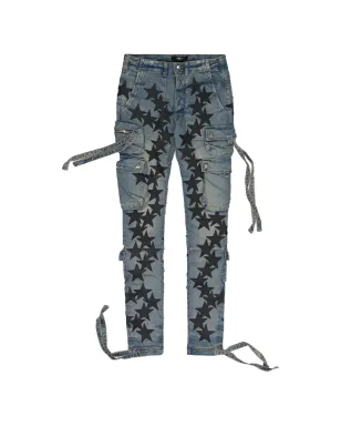 AMIRI ケミスト・スター・タクティカル ジーンズ - ブルー - サムネイル1