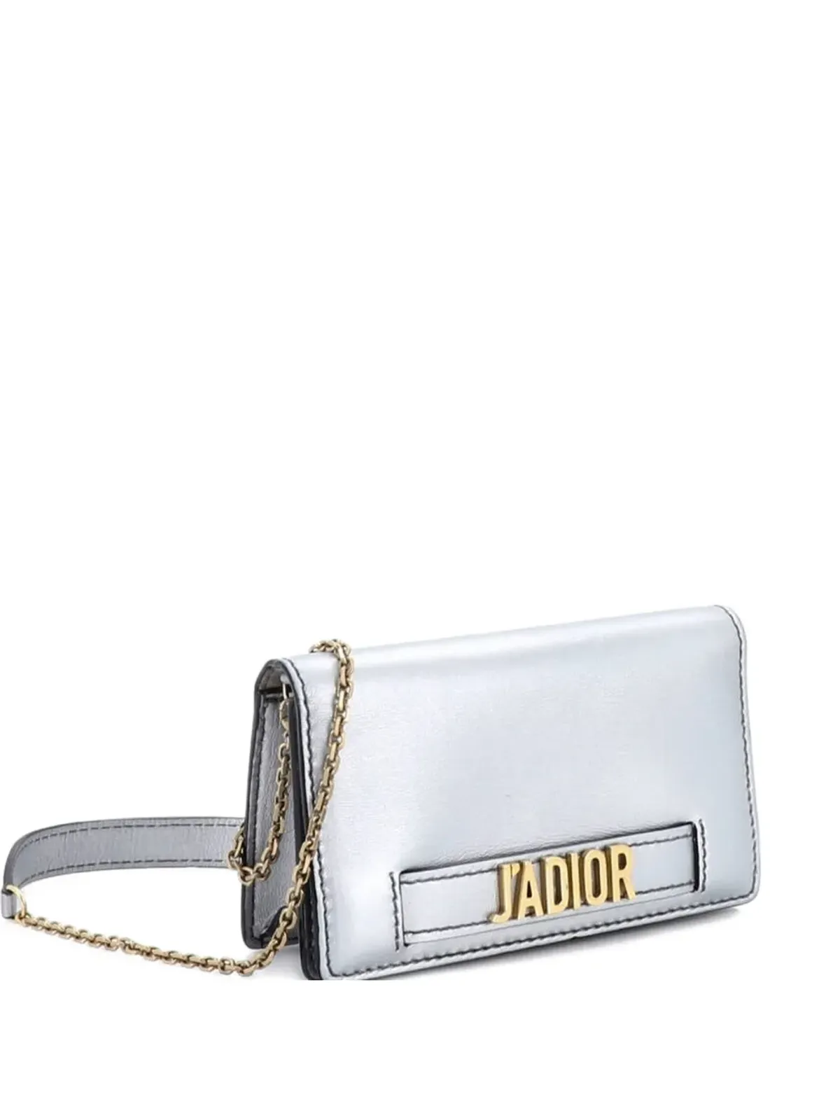 Christian Dior Pre-Owned J'Adior ウォレット・オン・チェーン レザー クロスボディバッグ - メタリック - 画像1