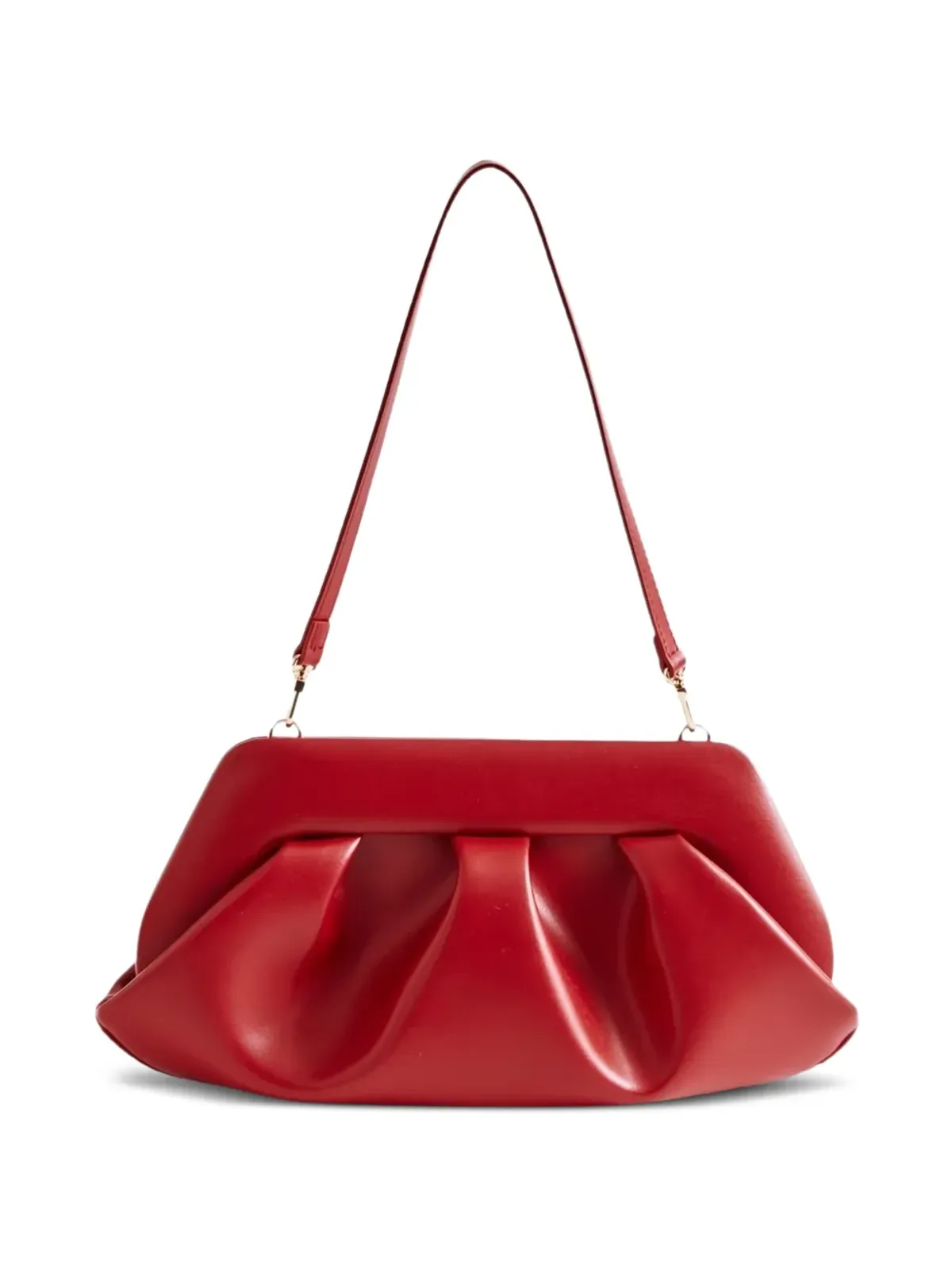 Themoirè Bios ruched shoulder bag - Red - 画像1