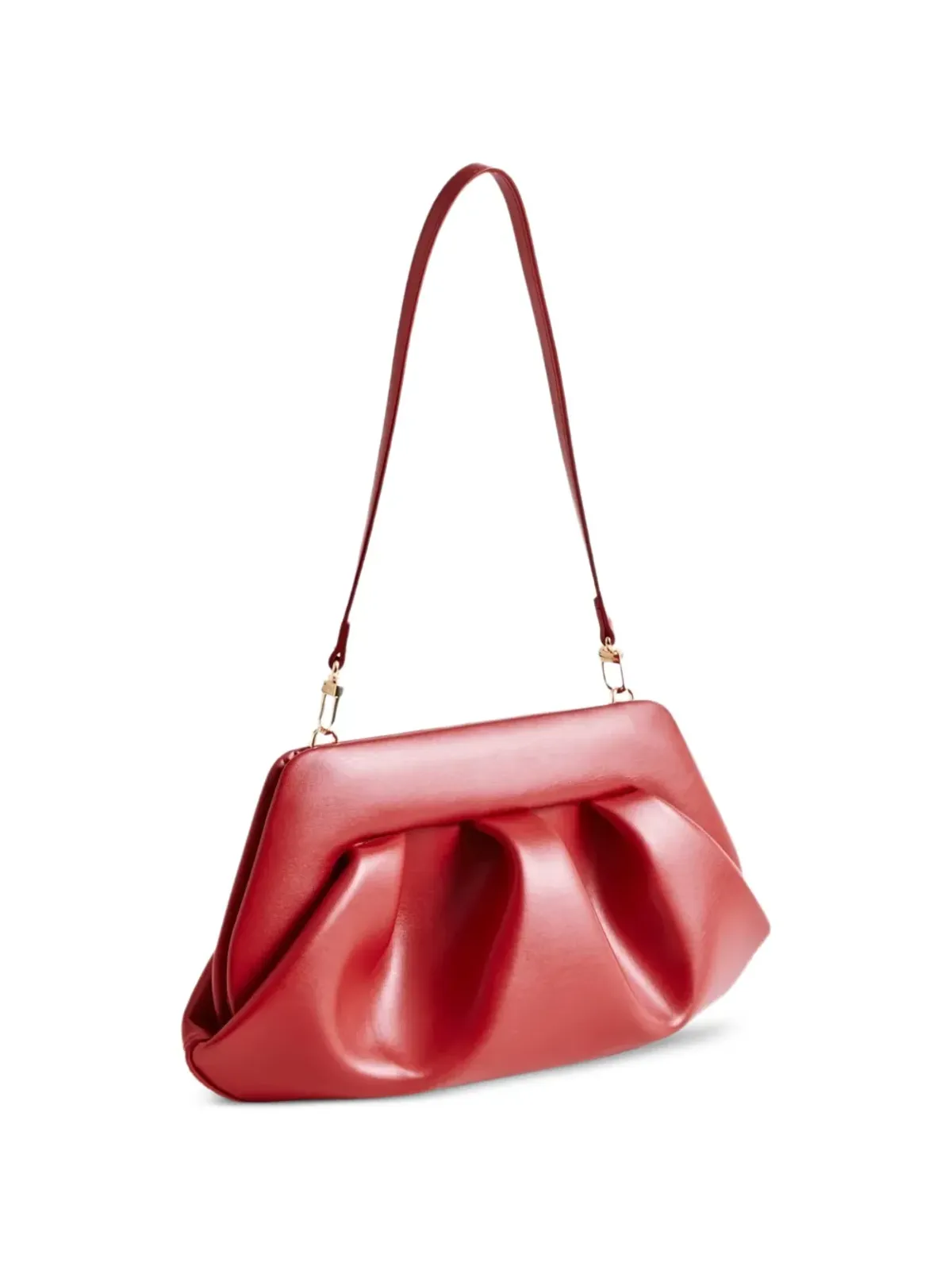 Themoirè Bios ruched shoulder bag - Red - 画像2