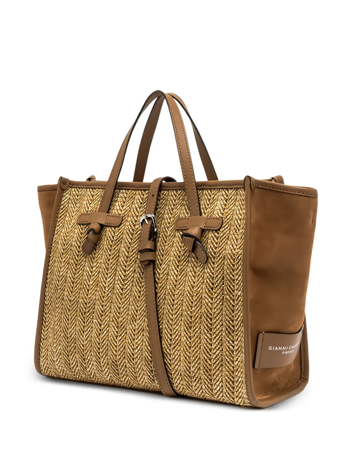 GIANNI CHIARINI ミス・マルチェラ ウォーブン ショルダーバッグ - 画像2