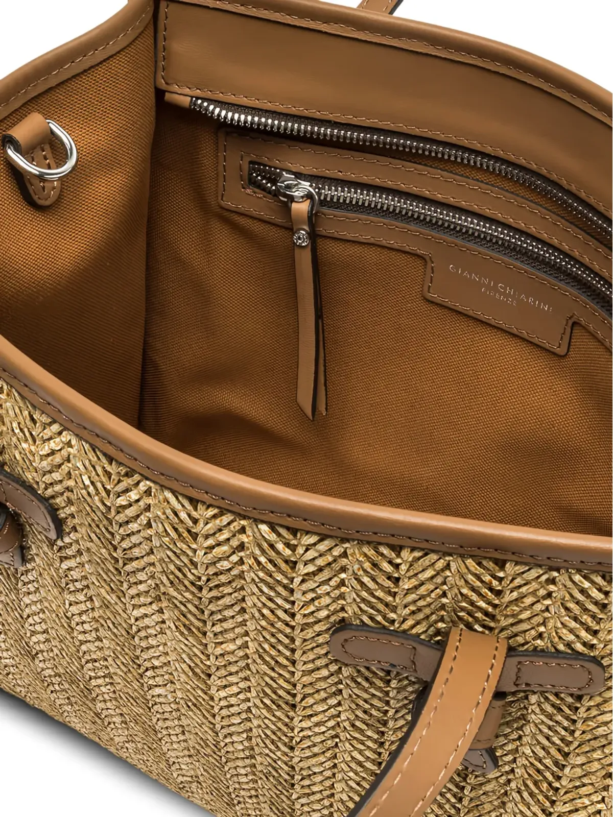 GIANNI CHIARINI ミス・マルチェラ ウォーブン ショルダーバッグ - 画像3