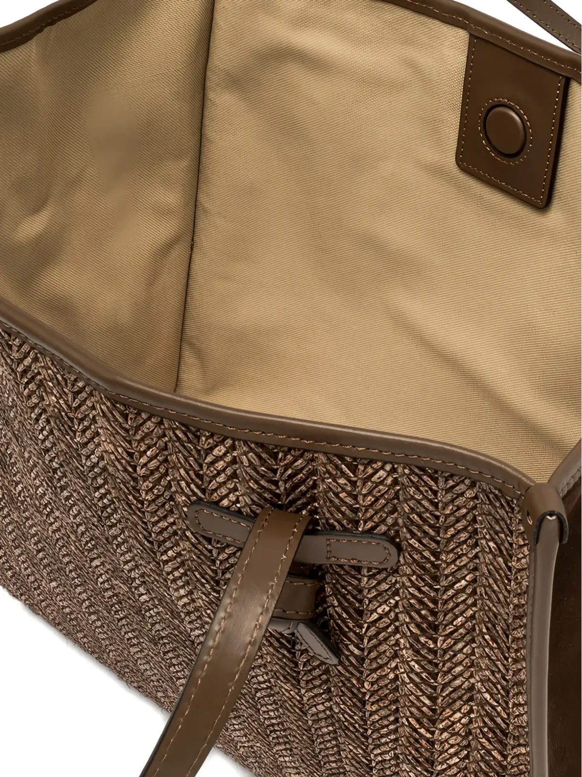 GIANNI CHIARINI マルチェラ織柄トートバッグ - 画像4