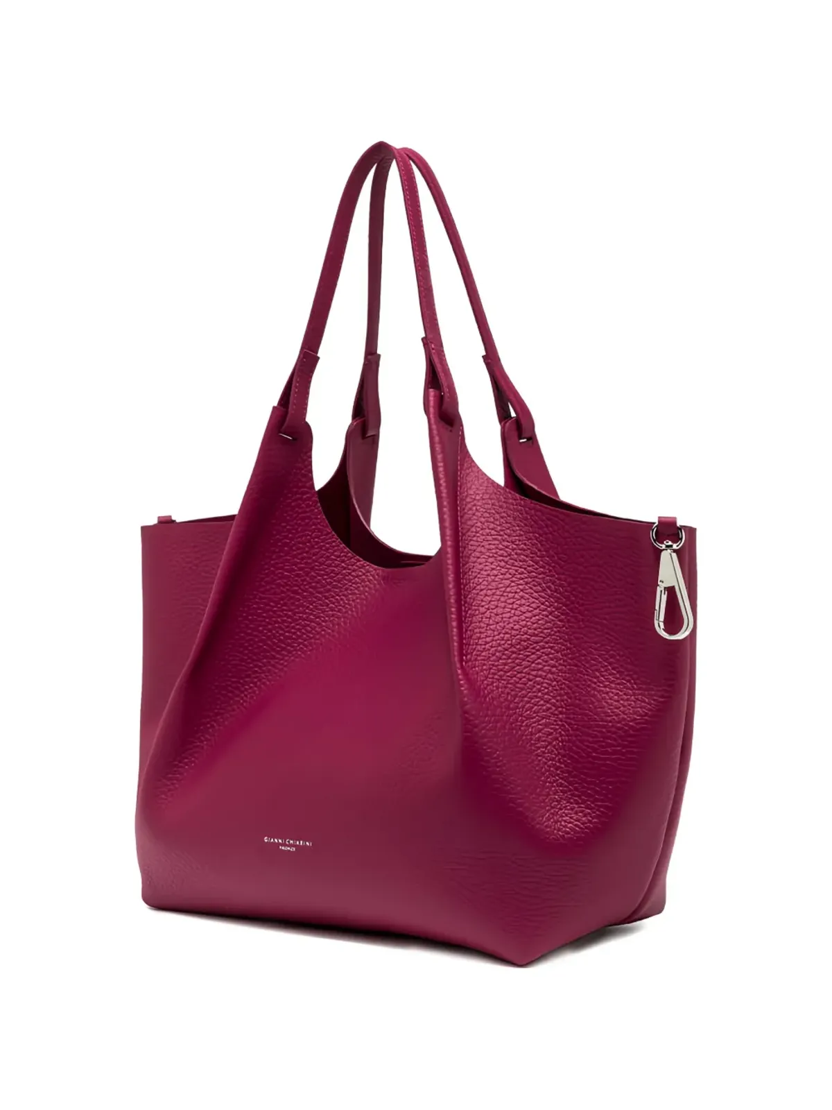 GIANNI CHIARINI ロゴディテール トップハンドル トートバッグ - 画像2