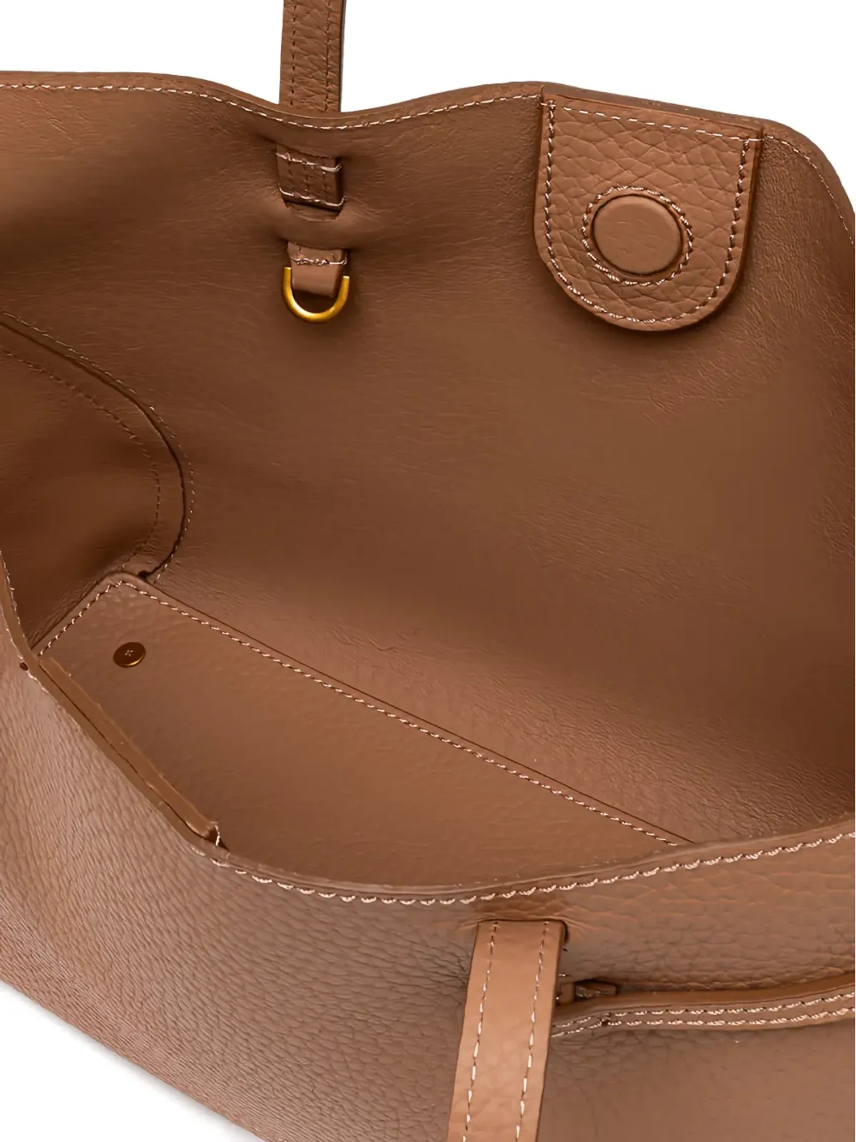 GIANNI CHIARINI サイドドローストリングオープントップ トートバッグ - 画像5
