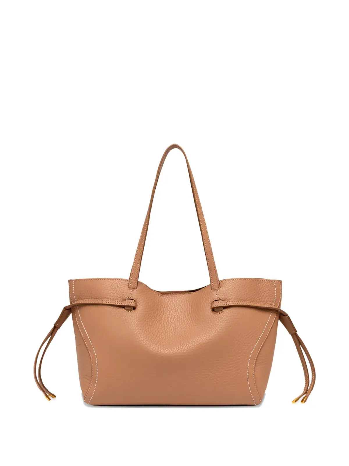 GIANNI CHIARINI サイドドローストリングオープントップ トートバッグ - 画像2