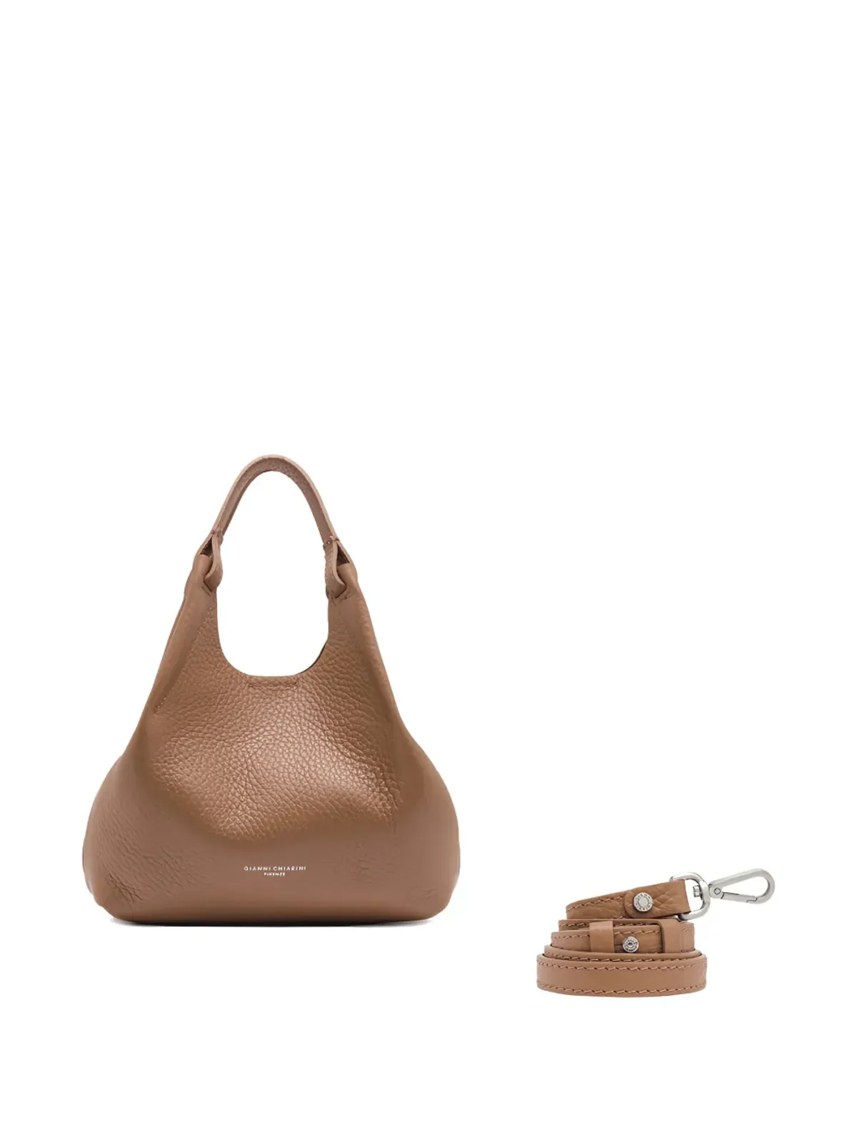 GIANNI CHIARINI Dua レザーショルダーバッグ - 画像2