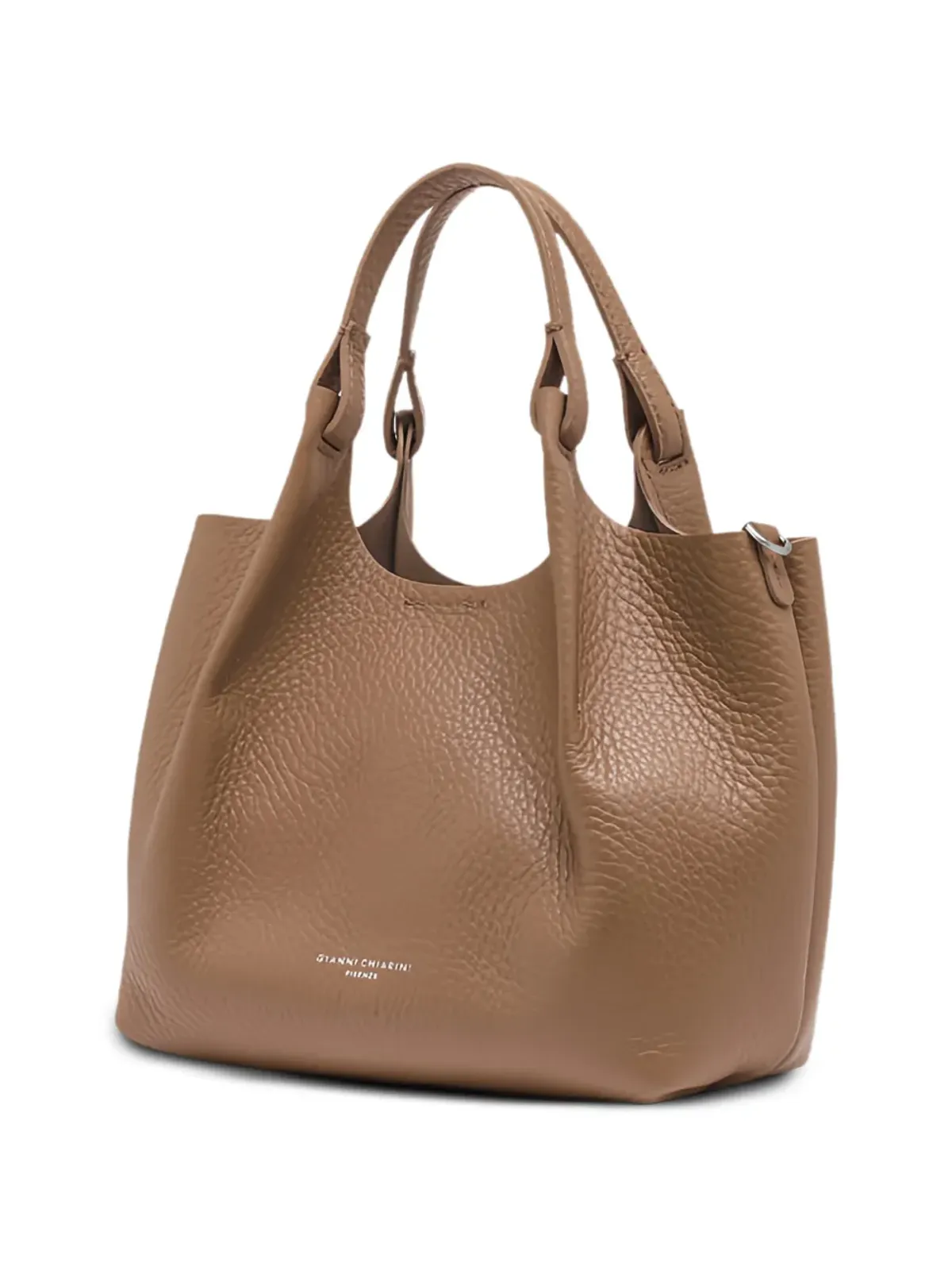 GIANNI CHIARINI Dua レザーショルダーバッグ - 画像3