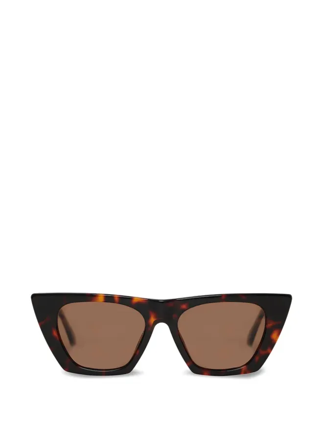 ANINE BING ANINE BING Paris geometric sunglasses - Brownの商品画像