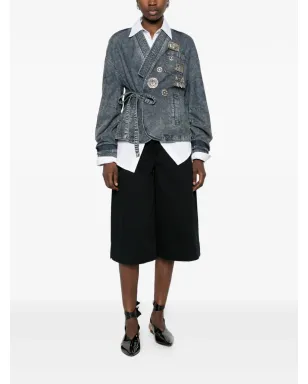 HUI MILANO エンベリッシュドデニムジャケット - サムネイル2