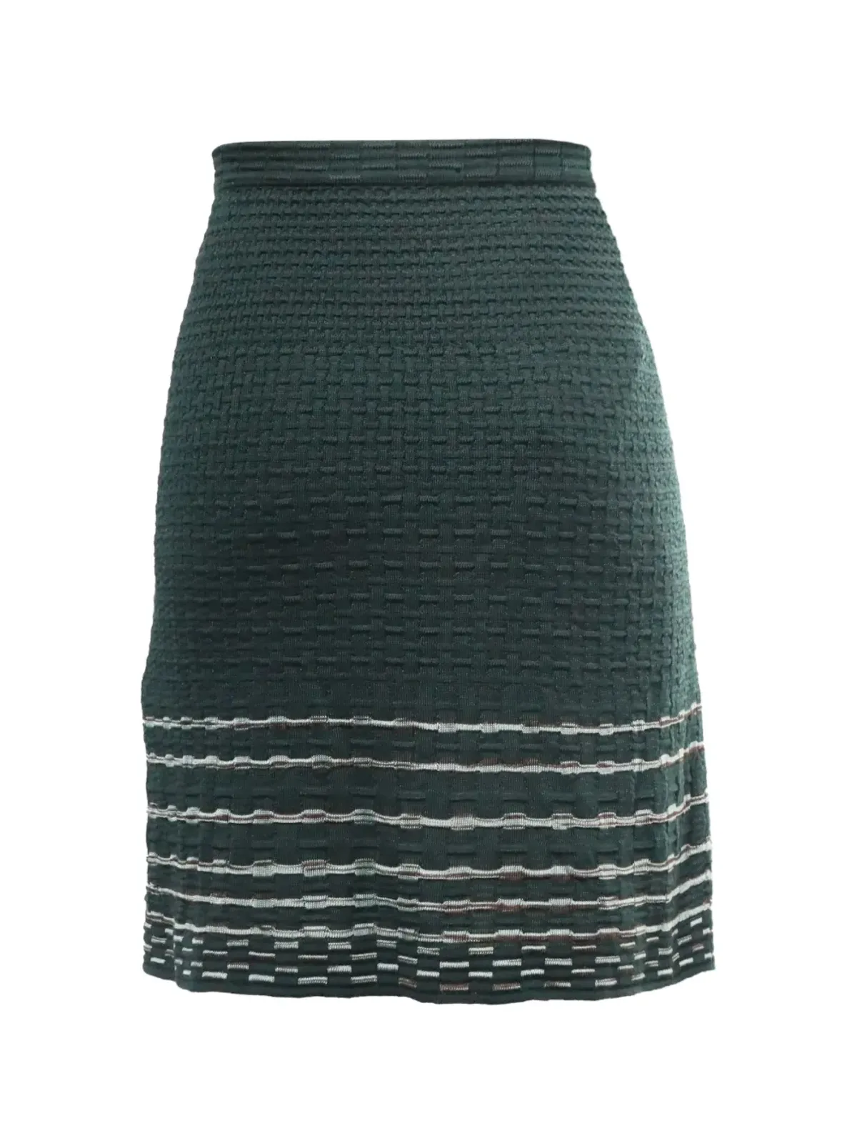 Missoni Vintage ストライプディテール ミニスカート - Green - 画像2