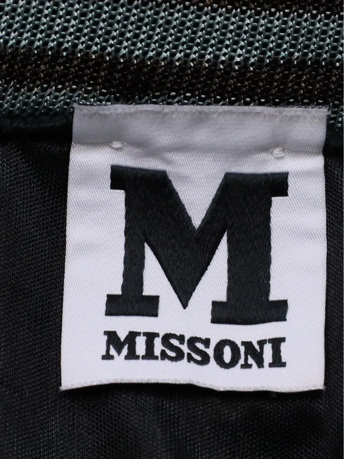 Missoni Vintage ストライプディテール ミニスカート - Green - 画像4