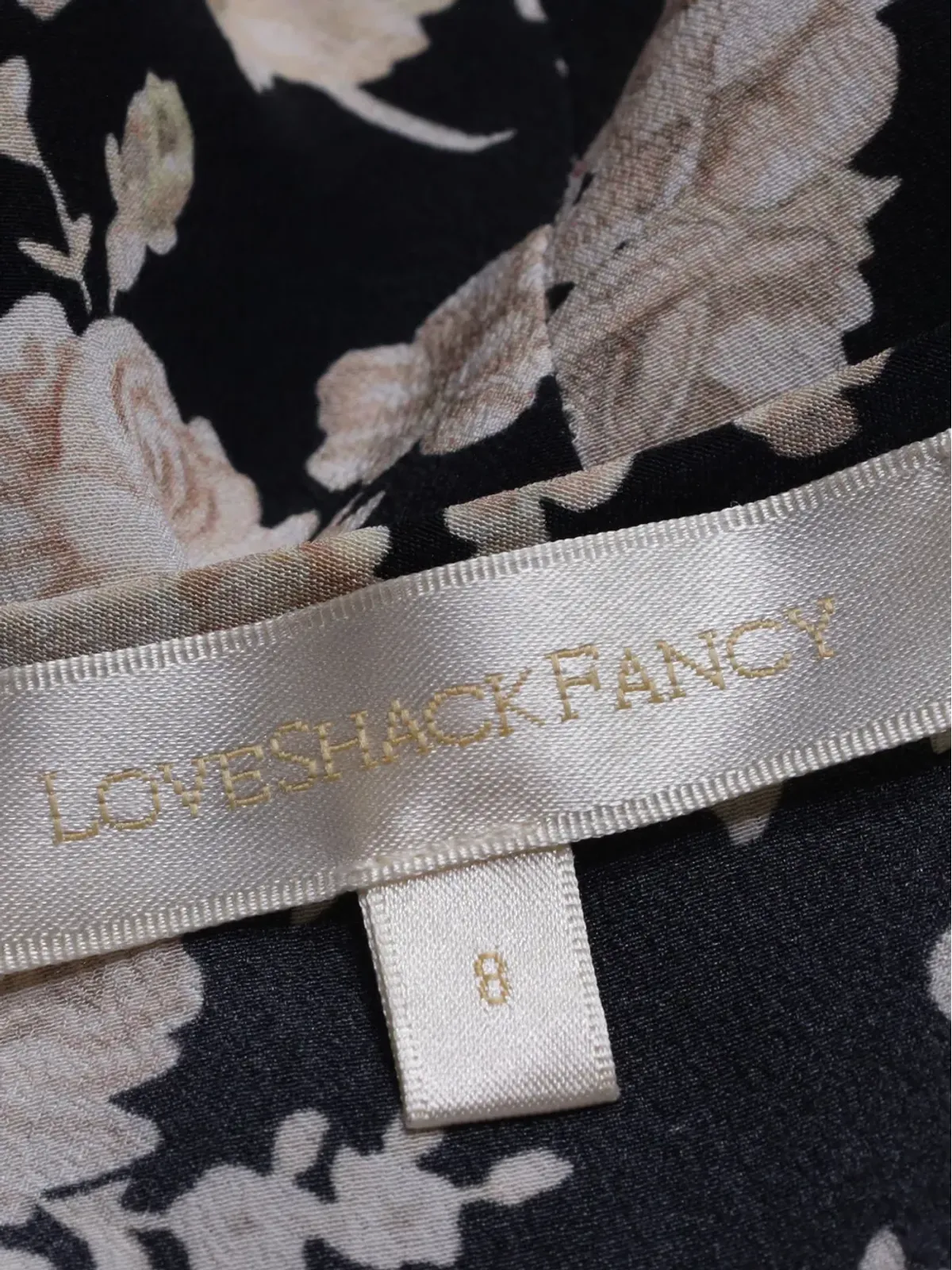 LoveShackFancy Juree 花柄プリント ミニドレス - ブラック - 画像5
