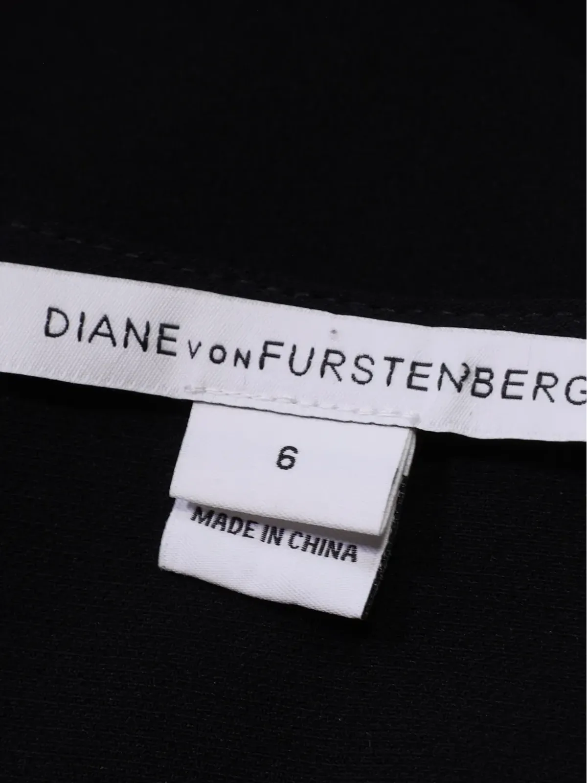 Diane Von Furstenberg Vintage ノーマ Vネック ドレス - ブラック - 画像5