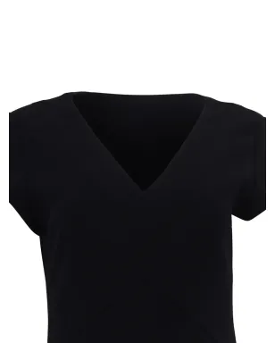 Diane Von Furstenberg Vintage ノーマ Vネック ドレス - ブラック - サムネイル4