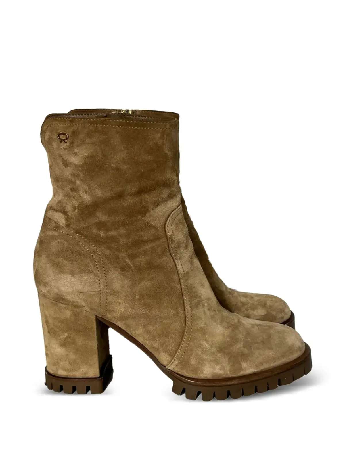 Gianvito Rossi ティンバー ジップド アンクルブーツ - 画像1