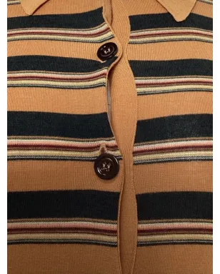 Chloé Vintage ストライプマキシドレス - サムネイル4