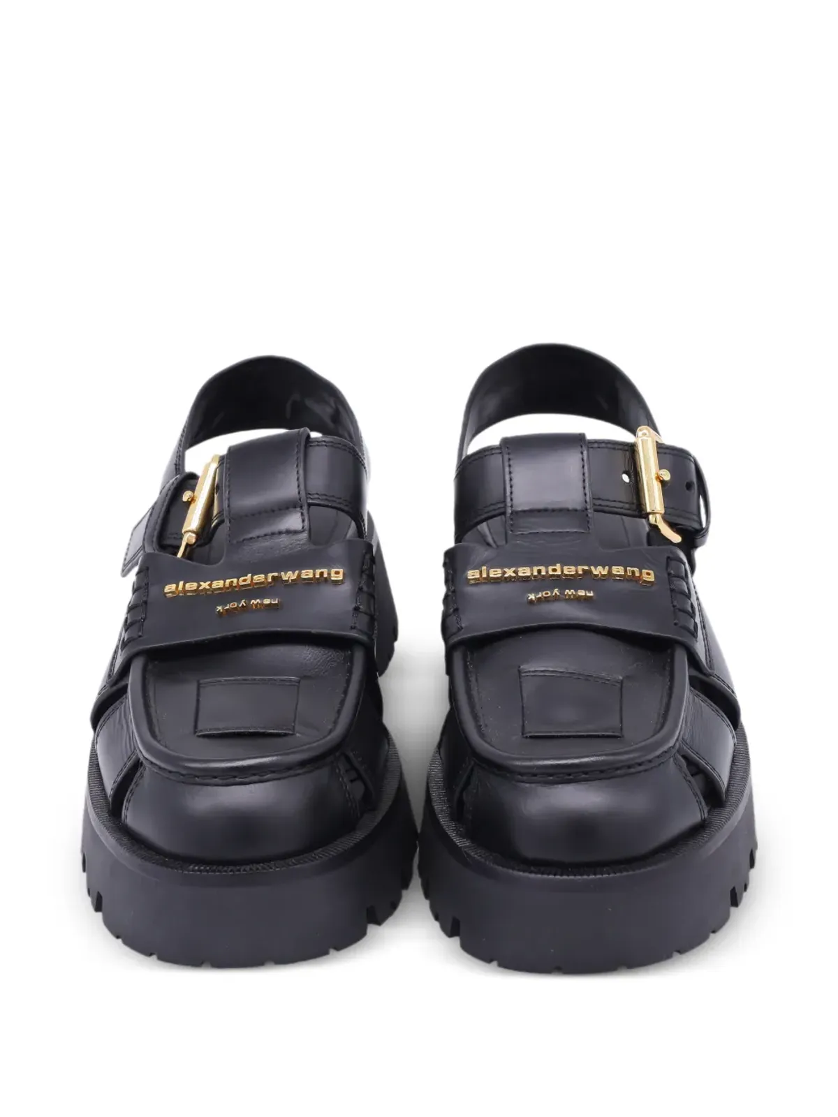 Alexander Wang ビンテージ Carter cage サンダル ブラック - 画像3