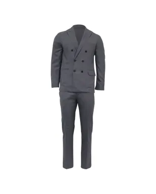 Brunello Cucinelli Vintage ダブルブレストスーツ - サムネイル1