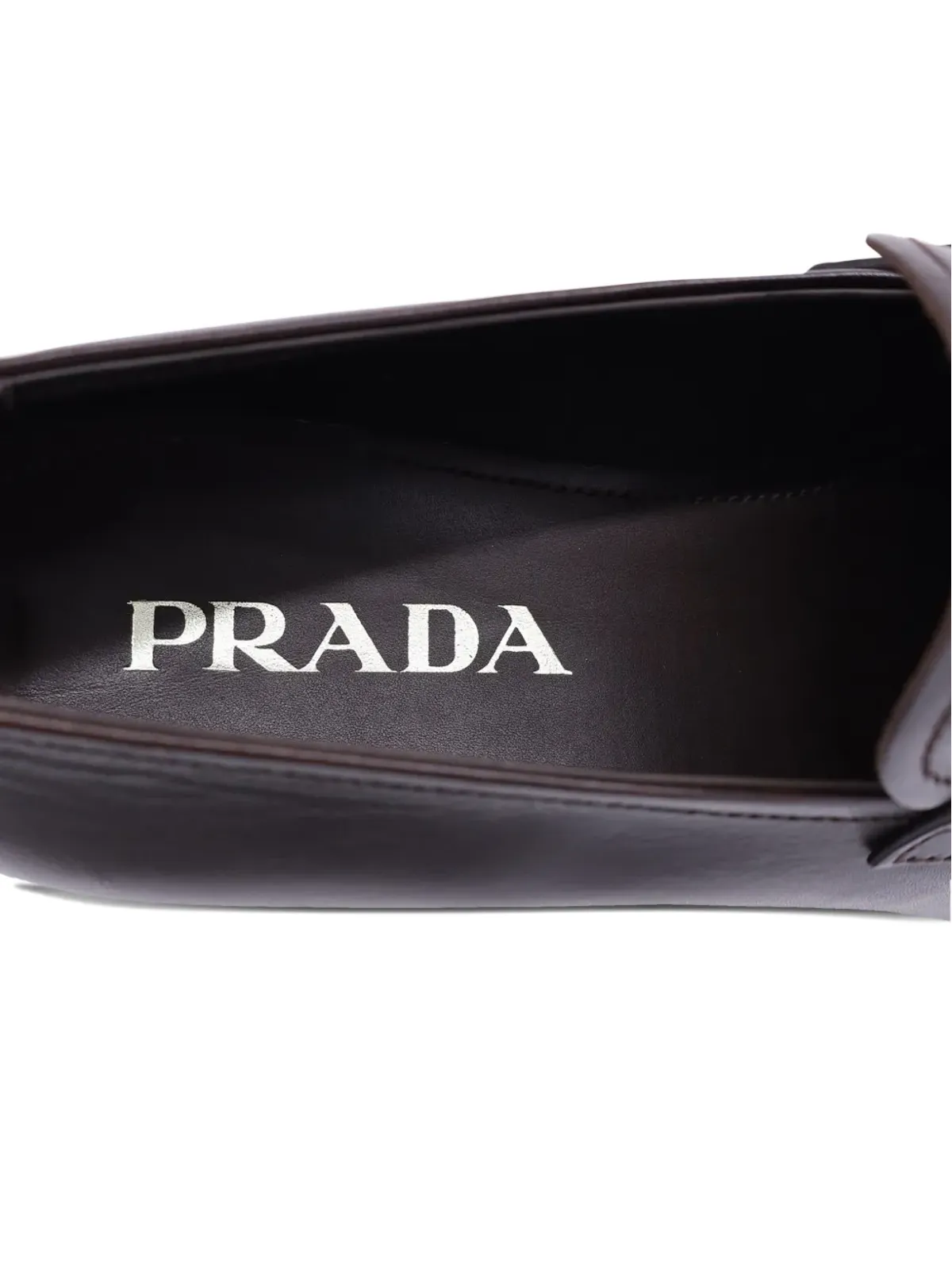 Prada Pre-Owned レザー ローファー ブラウン - 画像5