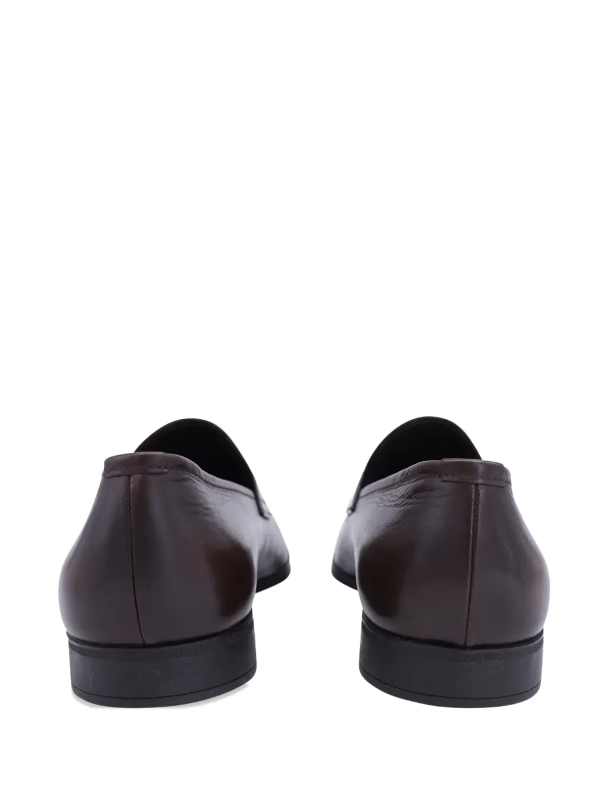 Prada Pre-Owned レザー ローファー ブラウン - 画像2