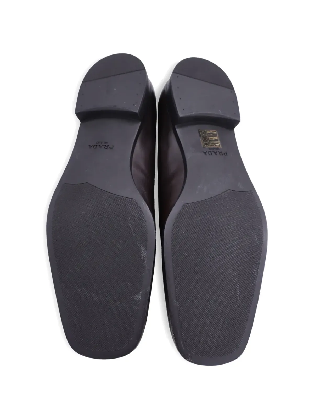 Prada Pre-Owned レザー ローファー ブラウン - 画像4