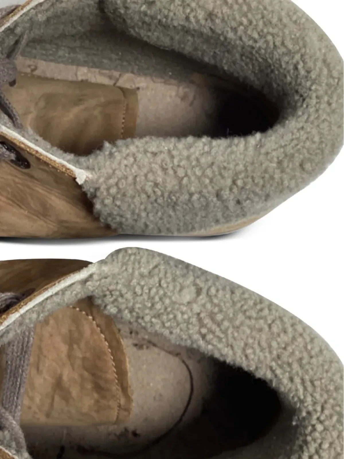 Lanvin Pre-Owned シアリングレースアップスニーカー - ブラウン - 画像5