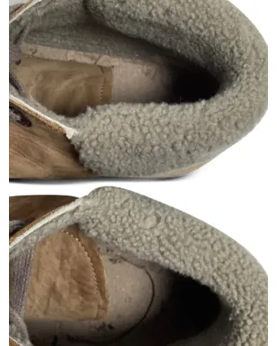 Lanvin Pre-Owned シアリングレースアップスニーカー - ブラウン - サムネイル5