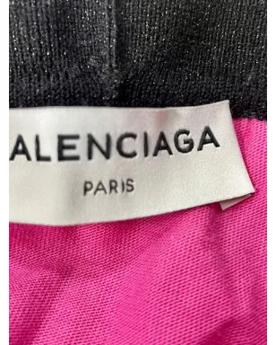 Balenciaga ビンテージ プリーツミディスカート - ブラック - サムネイル4