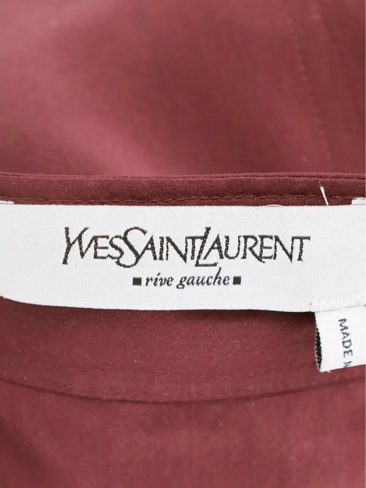 Saint Laurent Pre-Owned ドレープ ミディスカート - 画像4