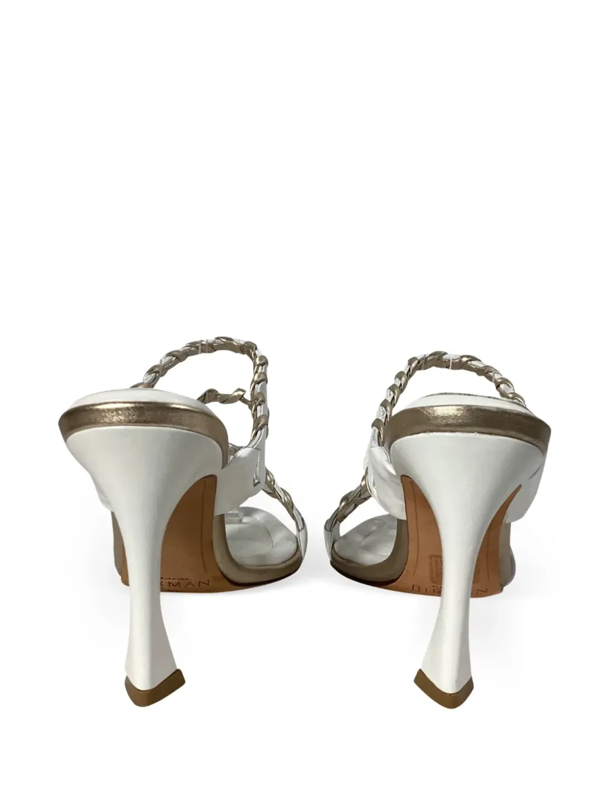 Alexandre Birman カットアウトレザーサンダル - 画像2