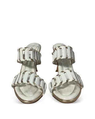 Alexandre Birman カットアウトレザーサンダル - サムネイル4