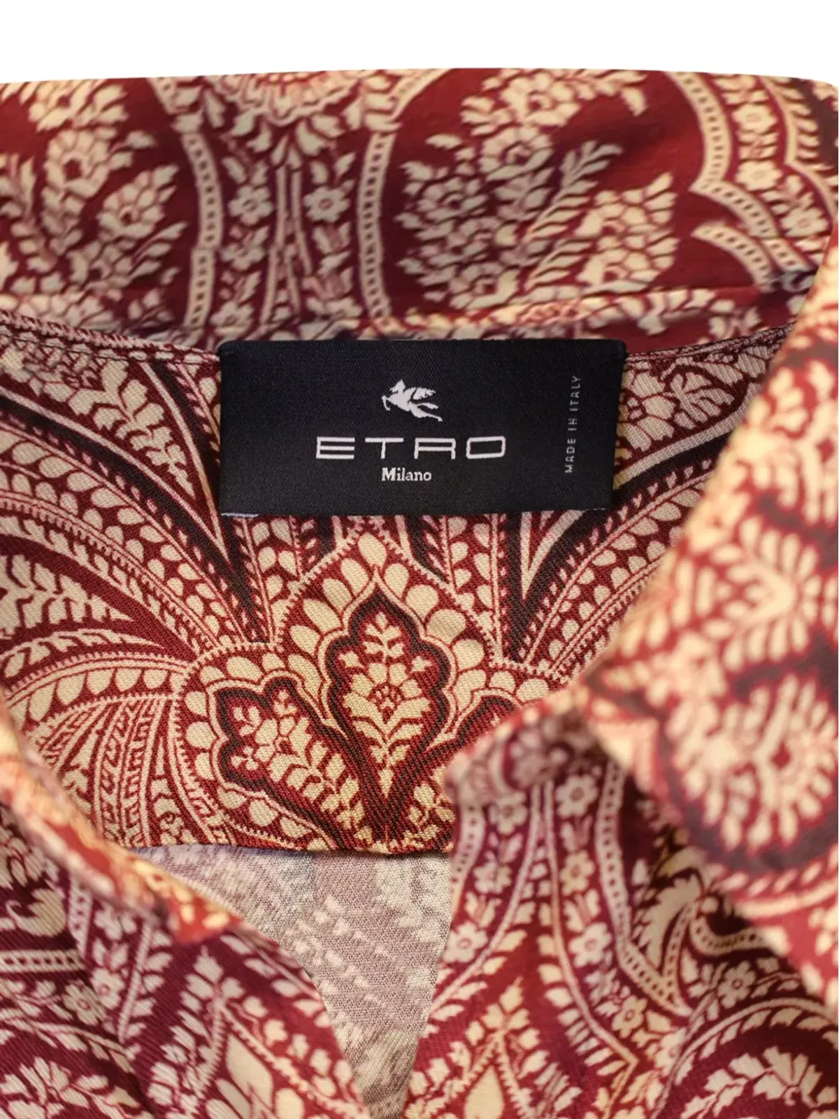 Etro Vintage ペイズリーパターンのミディ丈シャツドレス - 画像3