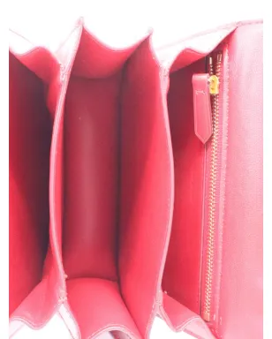 Celine Pre-Owned クラシックボックス レザー ショルダーバッグ レッド - サムネイル5