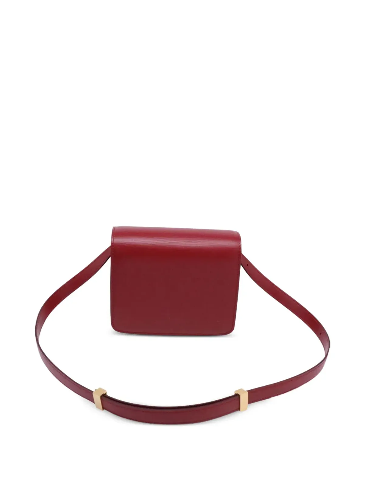 Celine Pre-Owned クラシックボックス レザー ショルダーバッグ レッド - 画像2