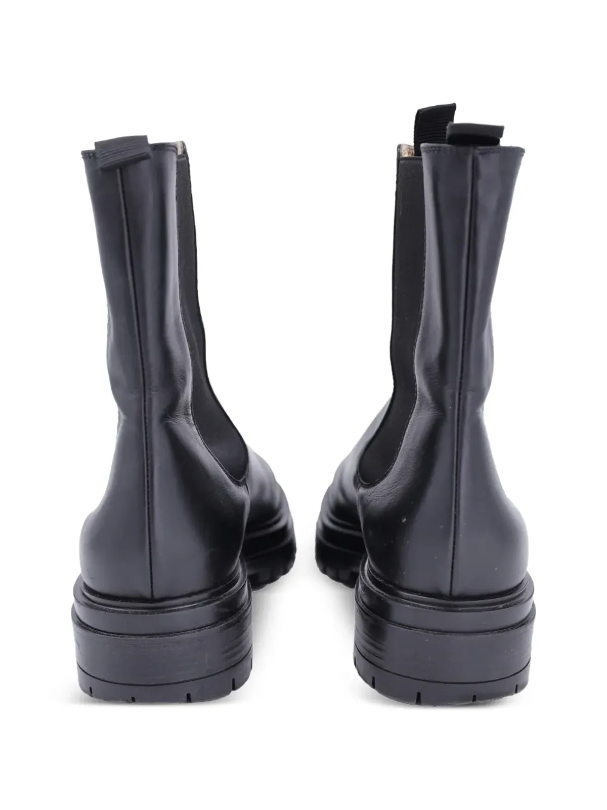 Gianvito Rossi プラットフォームレザー アンクルブーツ - 画像3