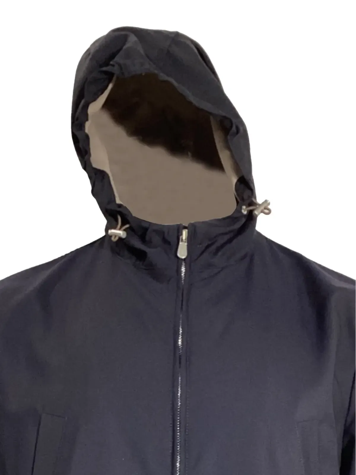 Brunello Cucinelli Vintage フード付きジップアップパーカージャケット - Blue - 画像4