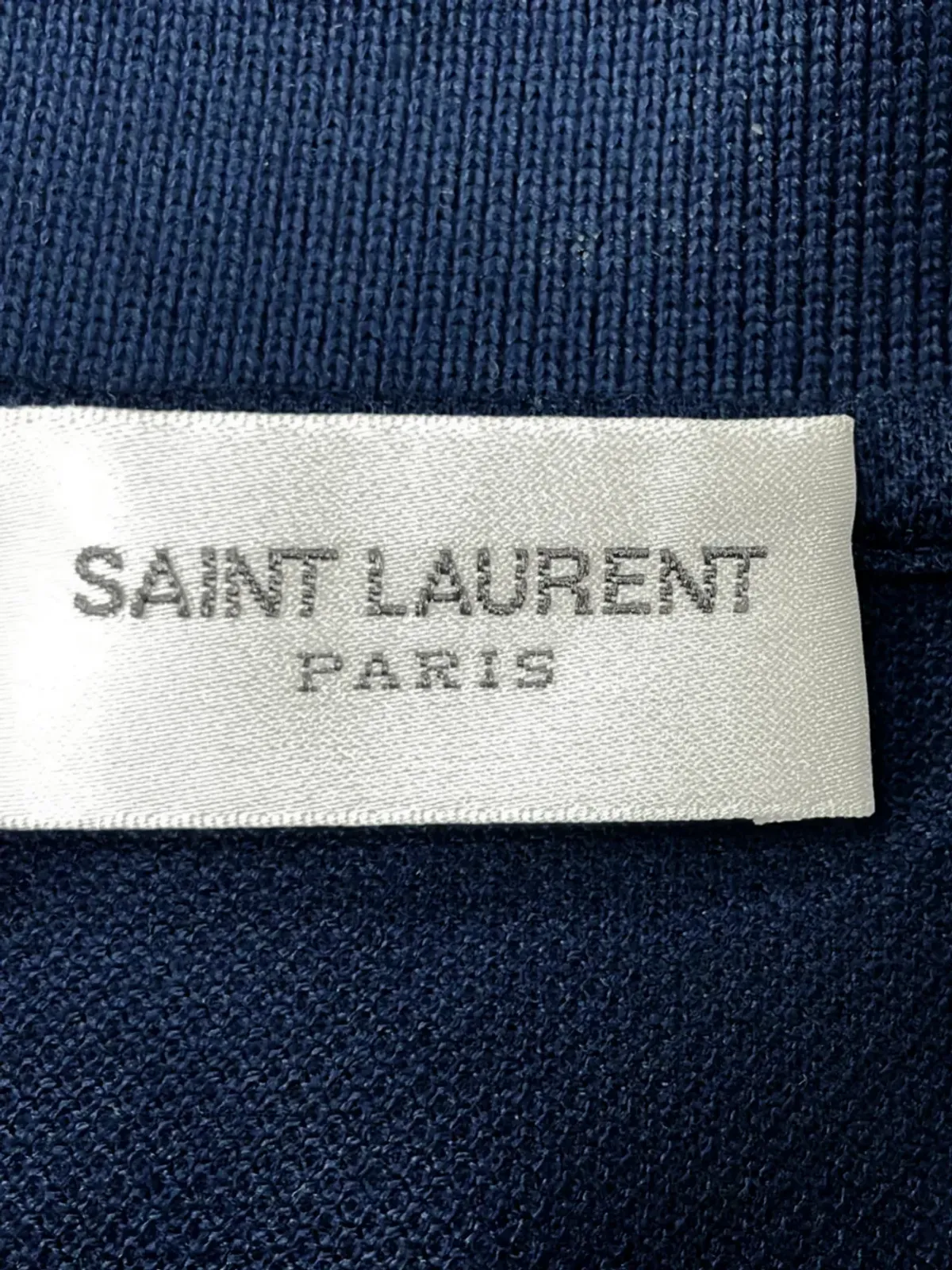 Saint Laurent Pre-Owned 刺繍ロゴ ポロシャツ - 画像4