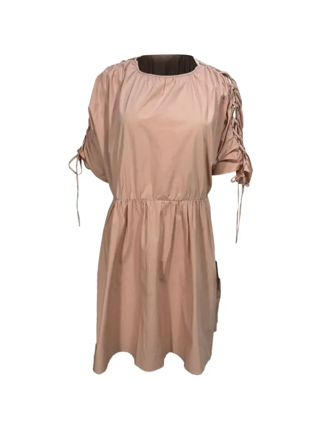 Red Valentino Vintage Red Valentino Vintage レースアップディテール ミニドレスの商品画像